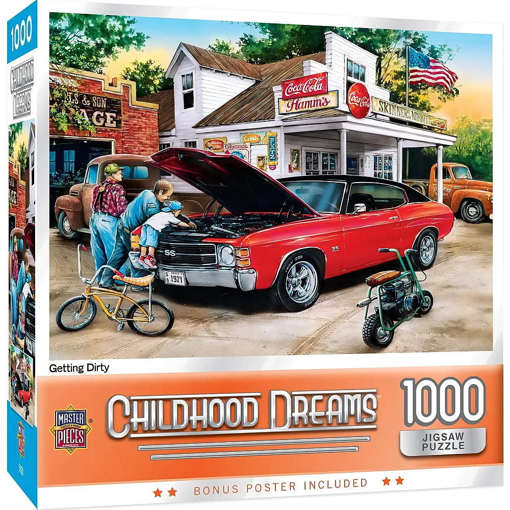 Master Pieces Puzzle Childhood Dreams Unter der Haube 1000Teile