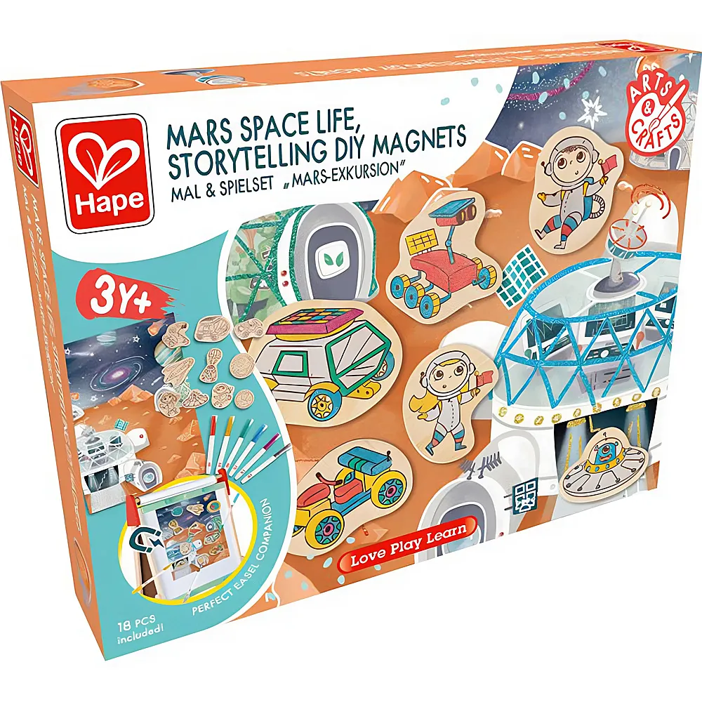 Hape Kreativ Mal & Spielset Marsleben