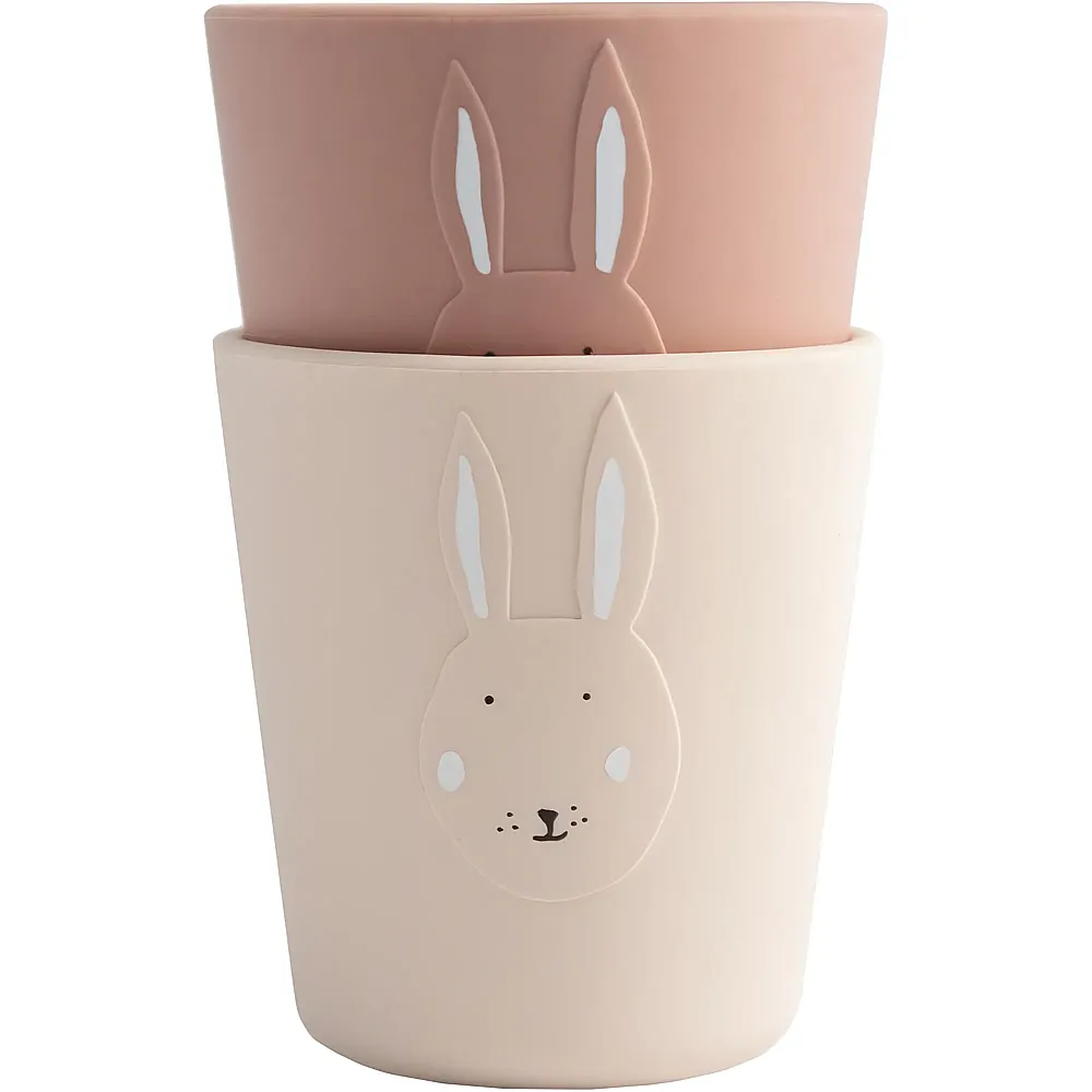 meinspielzeug - Trixie Mrs. Kaninchen Silikonbecher - 2 Teile | Essen & Trinken