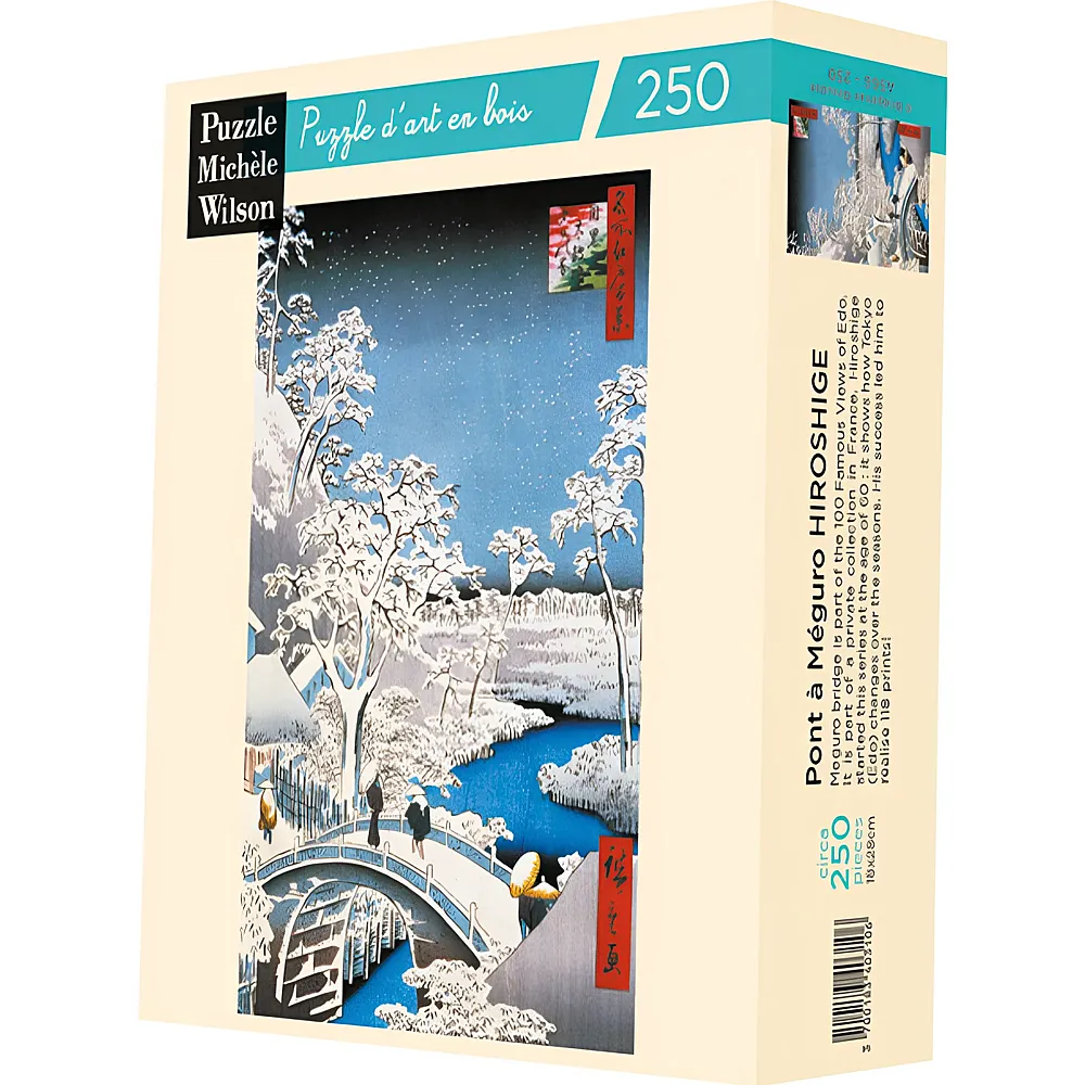 Puzzle Mich�le Wilson Hiroshige : Merugo Bridge - 250 Teile