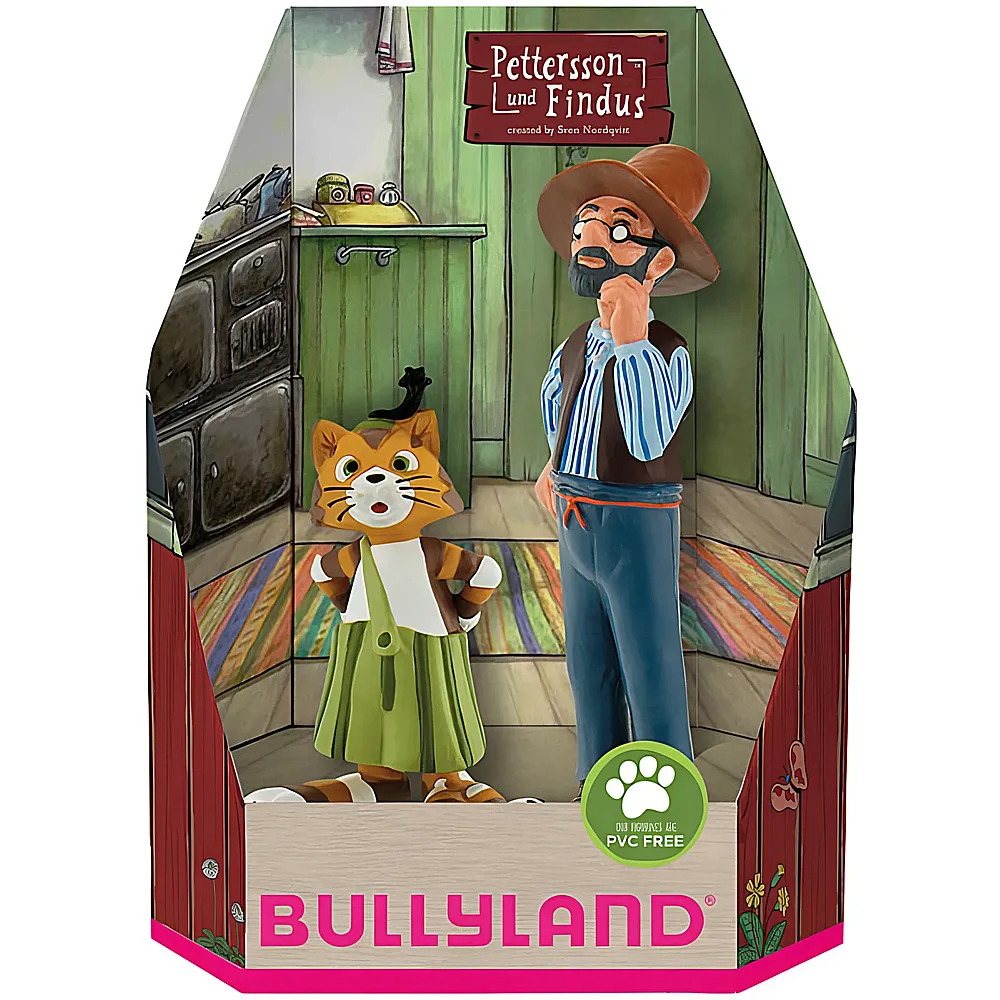 Bullyland Comic World Petterson & Findus 2Teile | Lizenzfiguren