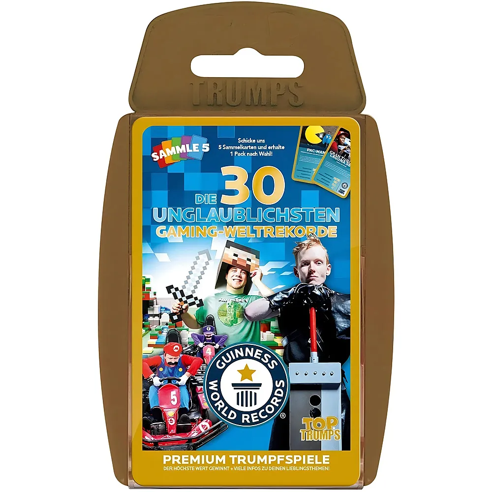 Winning Moves Top Trumps Die 30 unglaublichsten Gaming-Weltrekorde - Deutsch