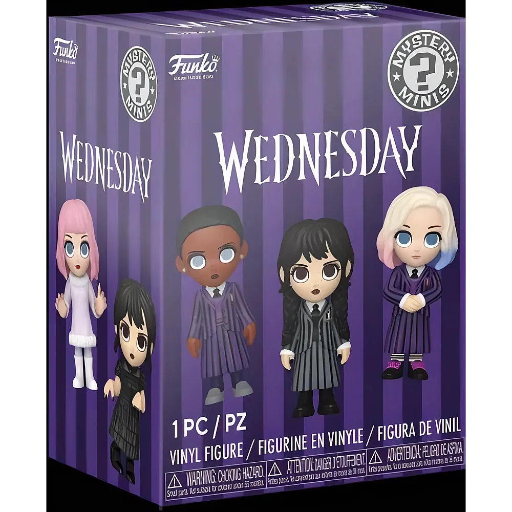 Funko Mystery Minis Wednesday Blindpacks im Thekendisplay