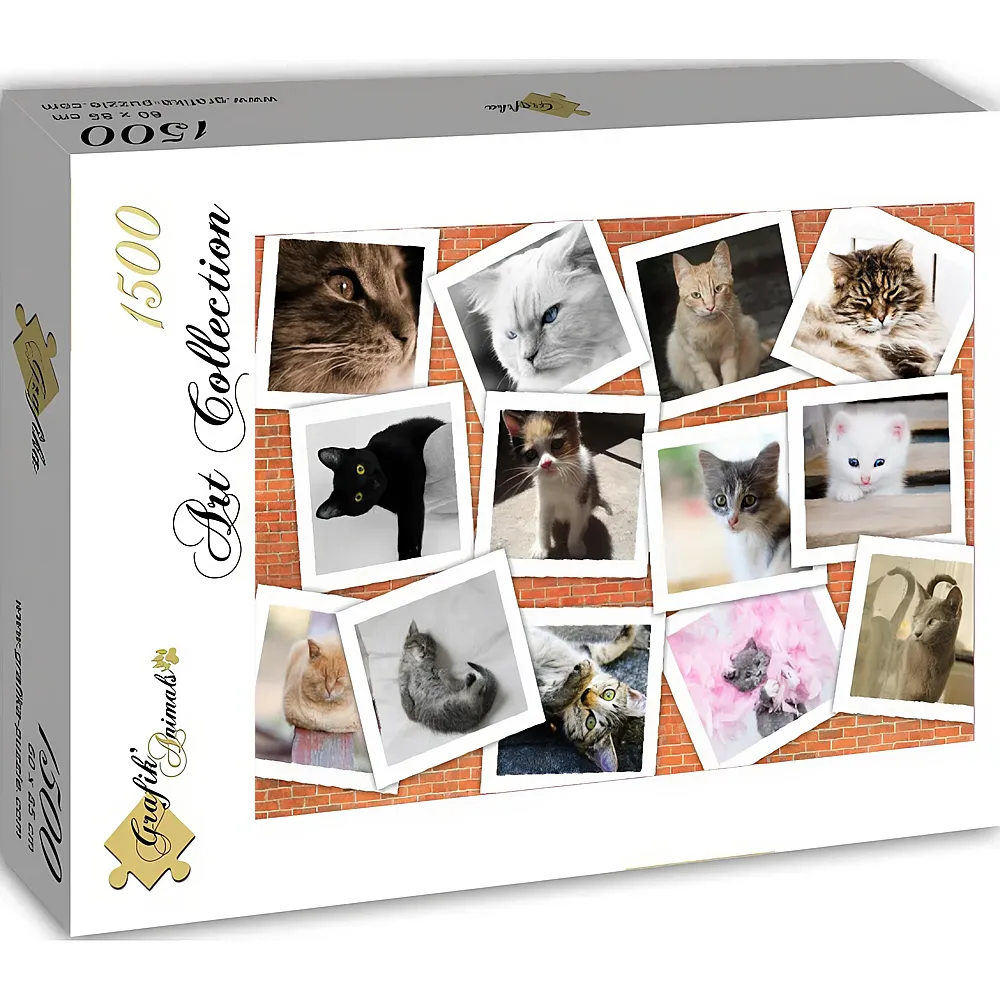 Grafika Puzzle Art Collection Grafik Animals Katzen 1500Teile