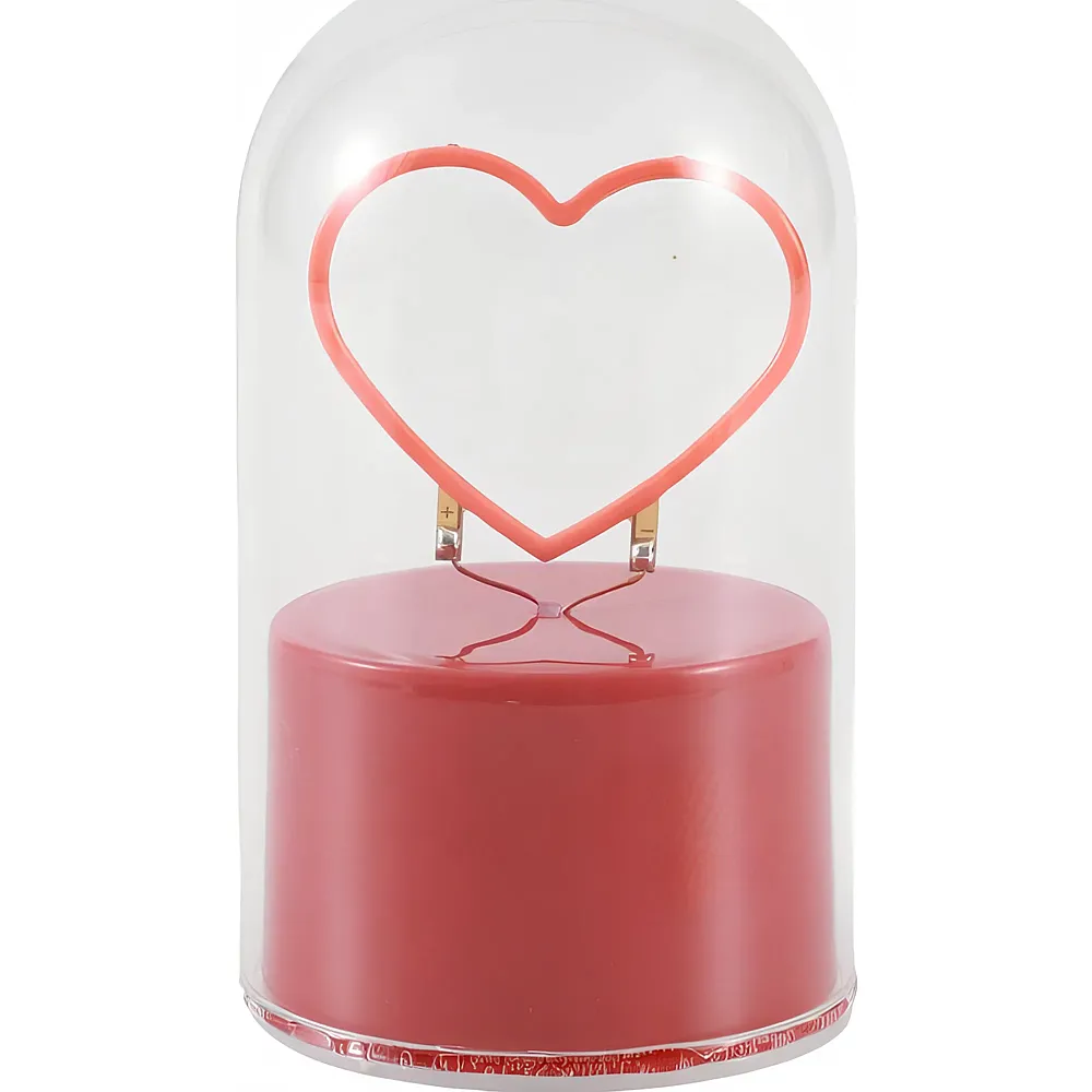 i-total Kuppellampe Heart 7 x 12cm