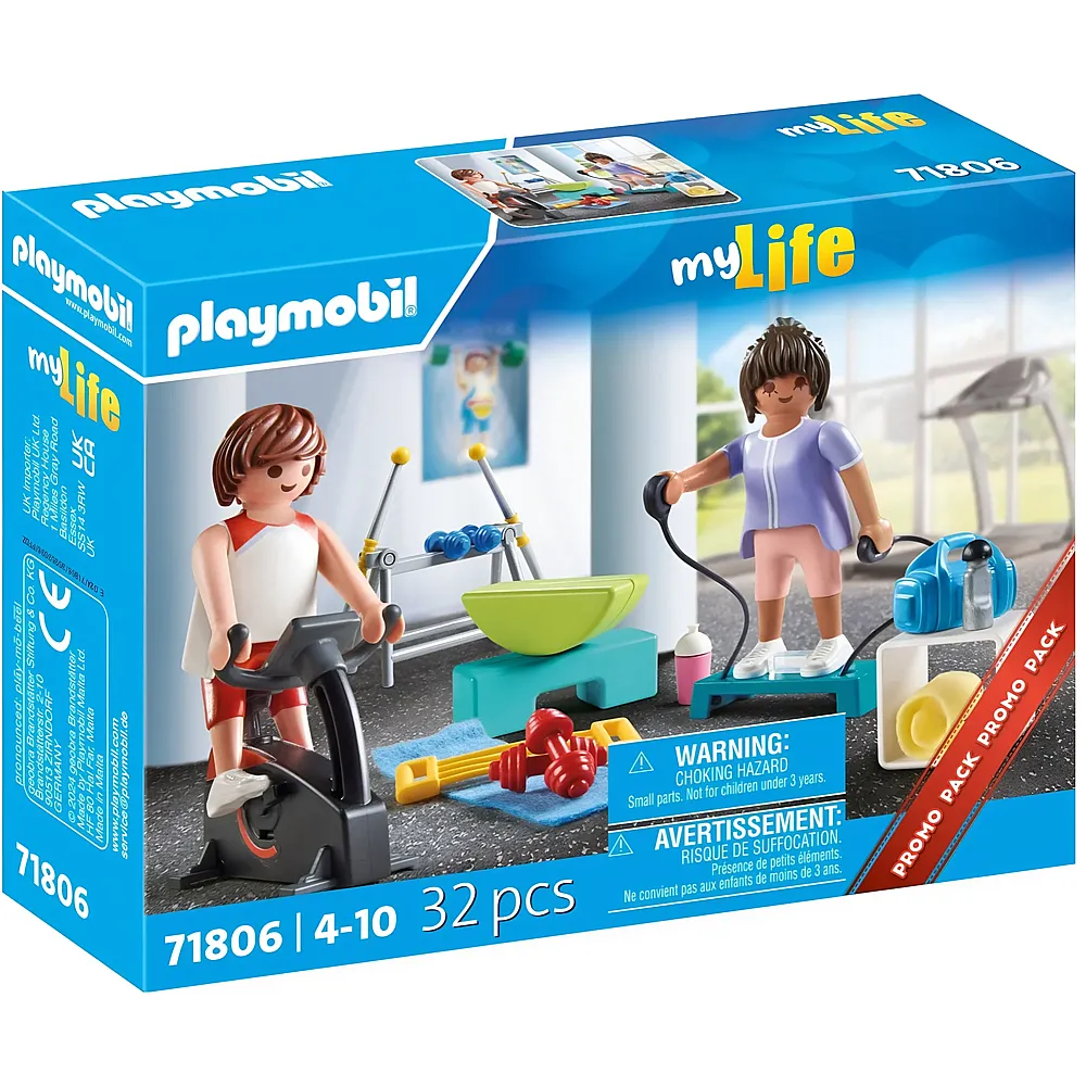 PLAYMOBIL My Life Fitnesstraining 71806