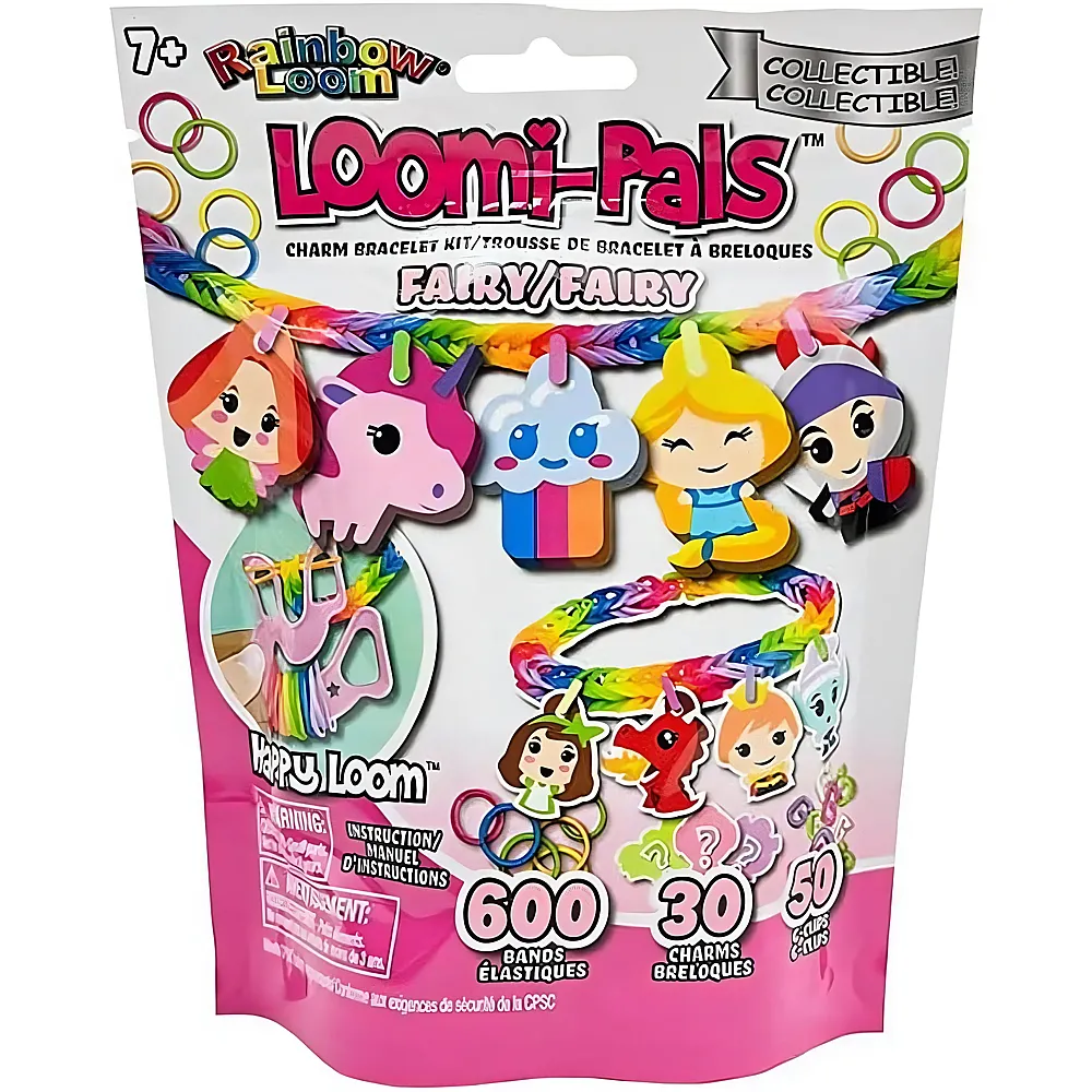 meinspielzeug - Bandai Rainbow Loom Loomi-Pals | Schmuck Bastelset