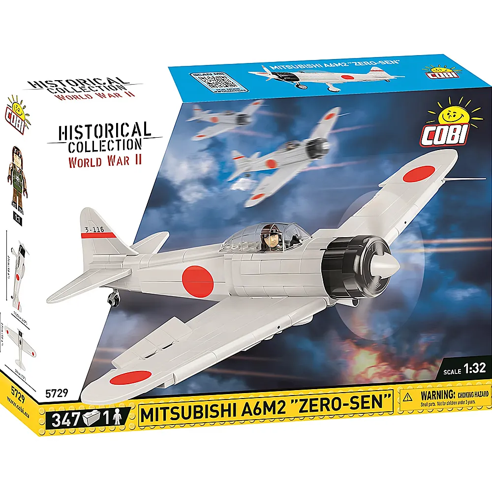 COBI Historical Collection Mitsubishi A6M2 Zero-Sen 5729