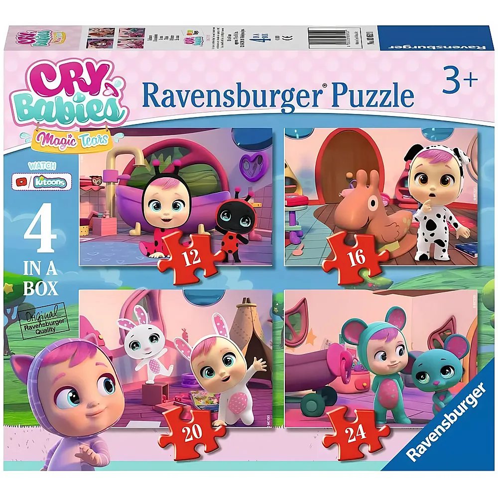 Ravensburger Puzzle Cry Baby - 12 Teile Cry Babies - Puzzle 10-104 Teile