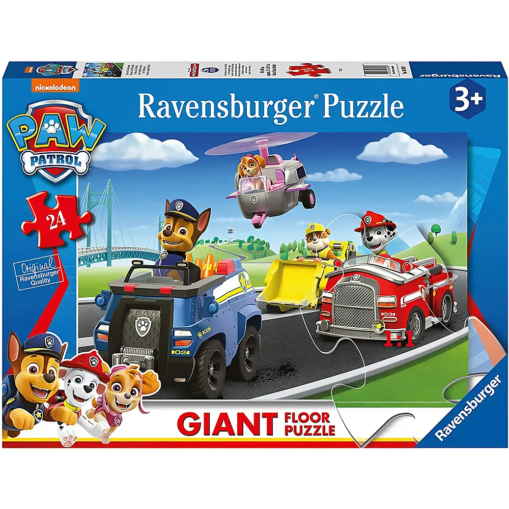 Ravensburger Puzzle Giant Floor Paw Patrol - 24 Teile