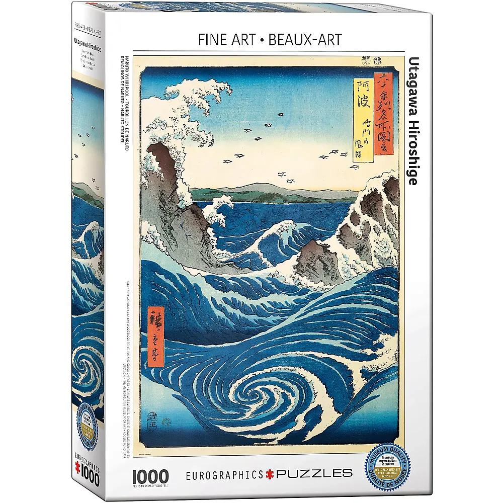 Eurographics Puzzle Utagawa Hiroshige - Naruto-Strudel 1000Teile