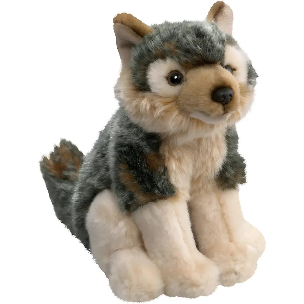 Carl Dick Wolf sitzend - 21 cm - Waldtiere Pl�sch
