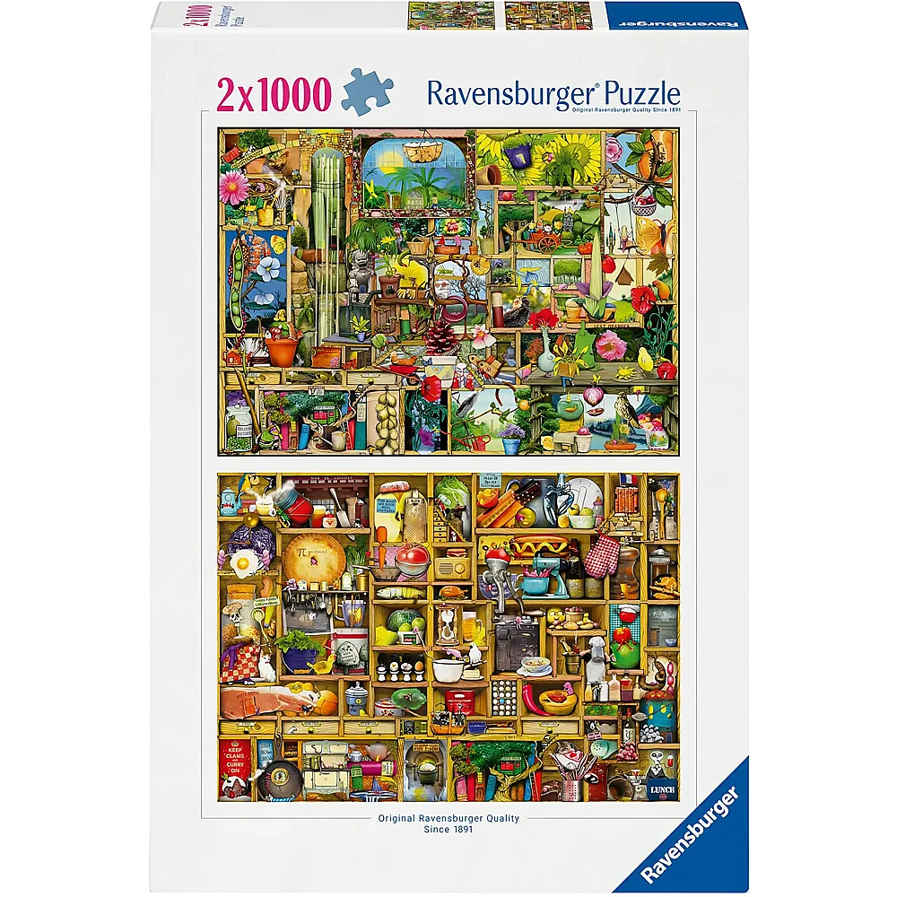 Ravensburger Puzzle 2in1 Colin Thompson Sonderedition - 1000 Teile