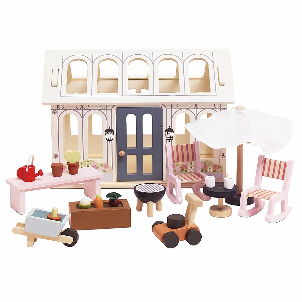 Le Toy Van Puppenhaus-Wintergarten-Spielset - Suche