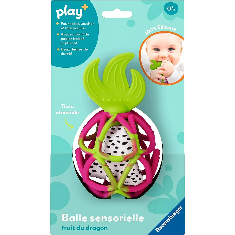 Ravensburger play+ Balle sensorielle: fruit du dragon FR