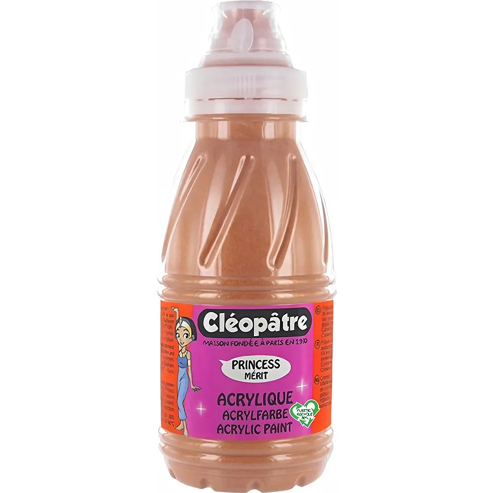 Cleopatre Princess Merit - Acrylfarbe 250ml Metallic-kupfer