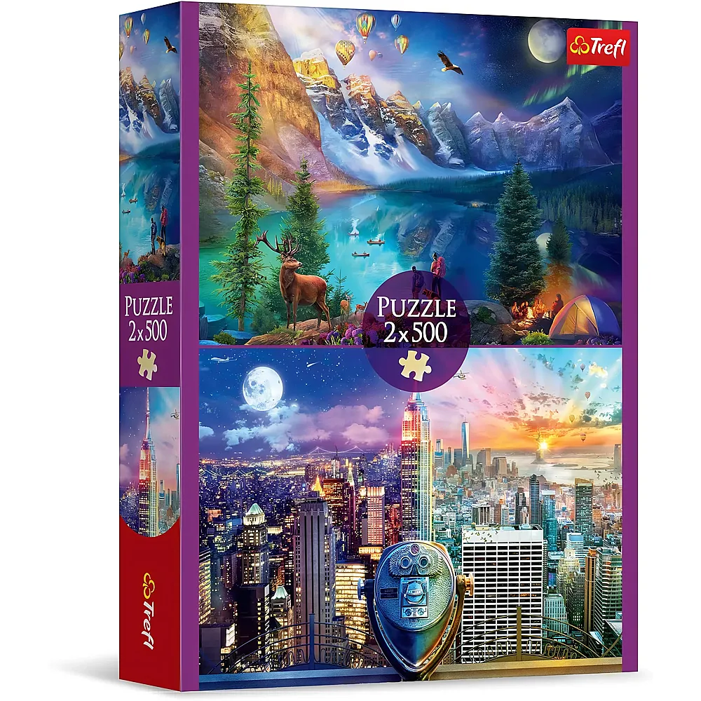 Trefl Puzzle Amerika-Tournee - 500 Teile