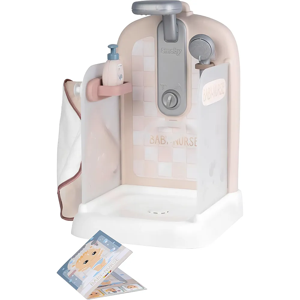 Smoby Baby Nurse Duschkabine mit 3 Zubeh�rteilen