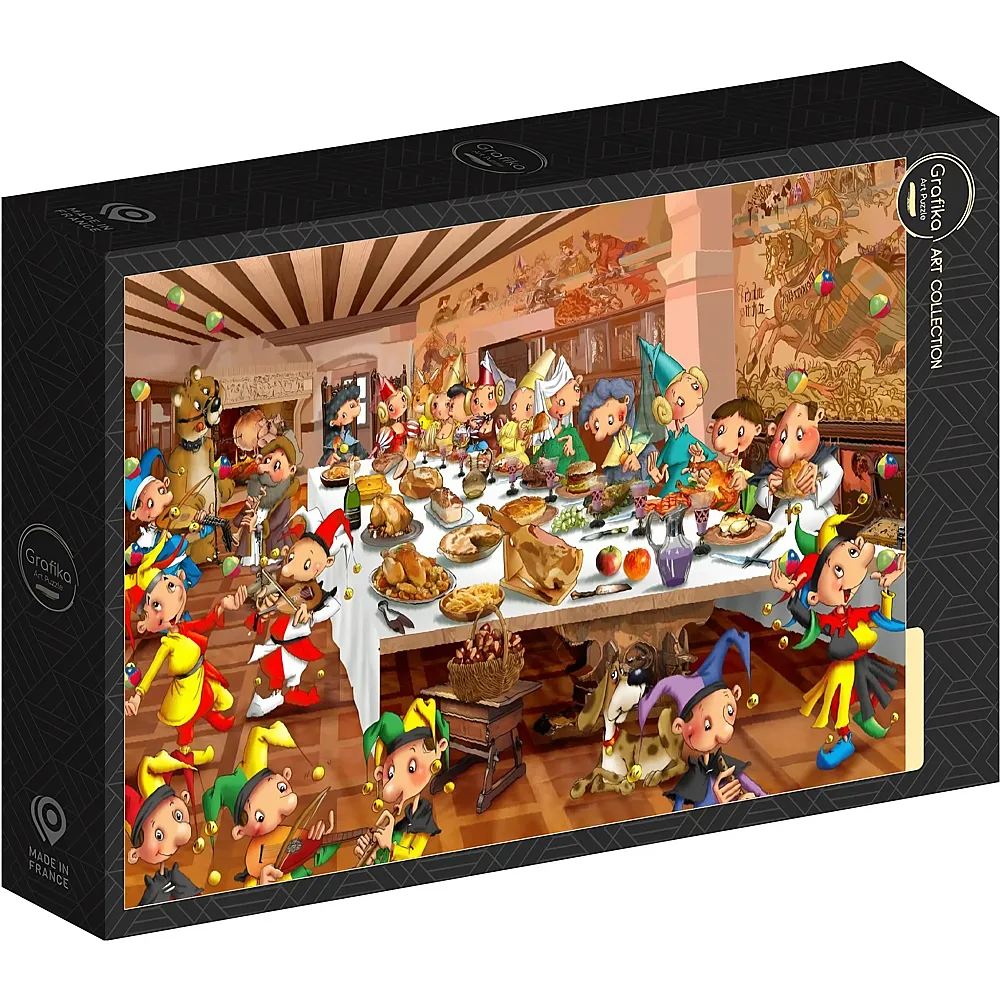 Grafika Puzzle Art Collection Franois Ruyer Das Mittelalterliche Fest - 1000 Teile