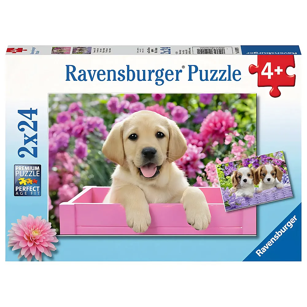 Ravensburger Puzzle Freunde mit Fell 2x24