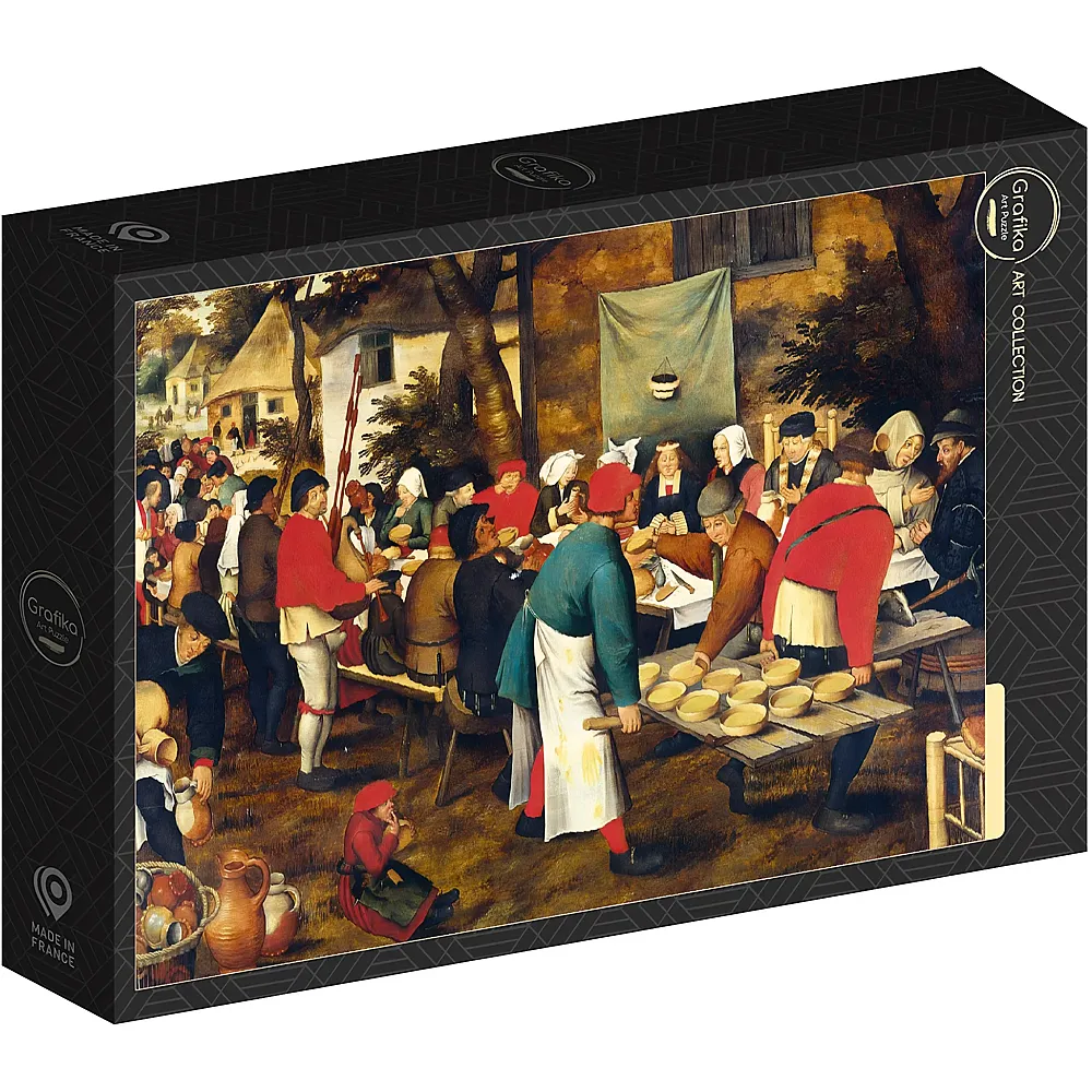 Grafika Puzzle Art Collection Pieter Brueghel Peasant Wedding Feast, 1630 2000Teile
