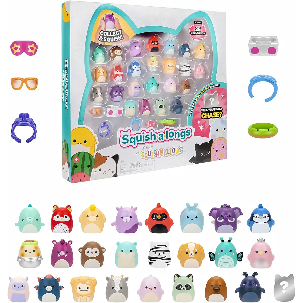 Squishmallows Squish-a-longs, Serie 2 31Teile