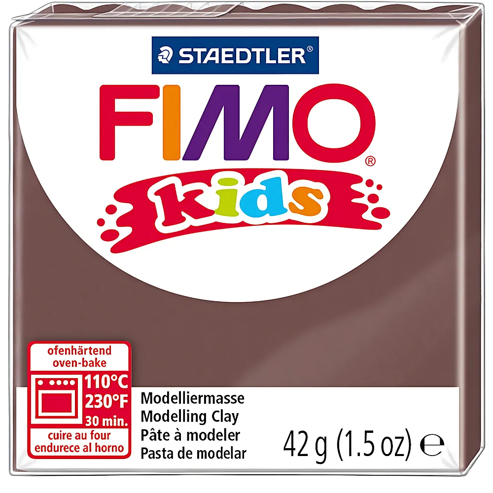 Fimo kids Modelliermasse Braun 42g