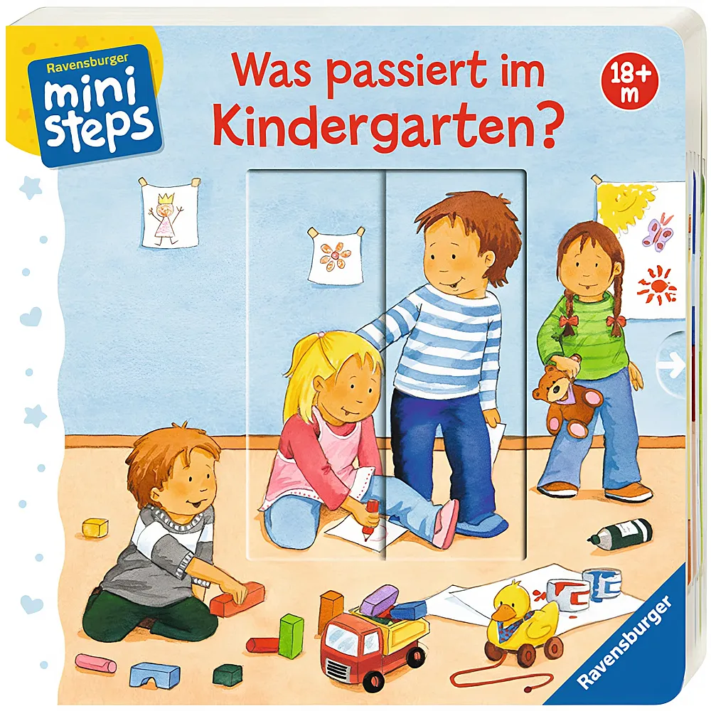 Ravensburger ministeps Was passiert im Kindergarten