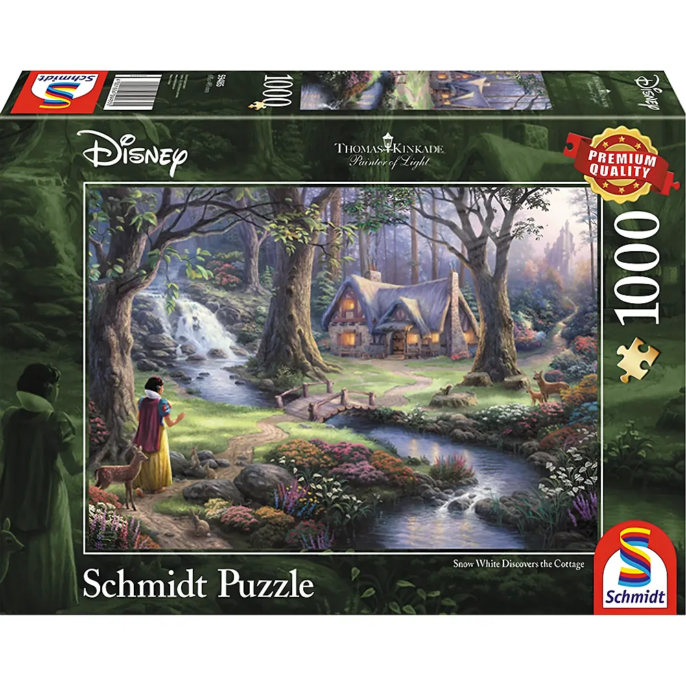 Schmidt Puzzle Thomas Kinkade Disney Princess Schneewittchen 1000Teile