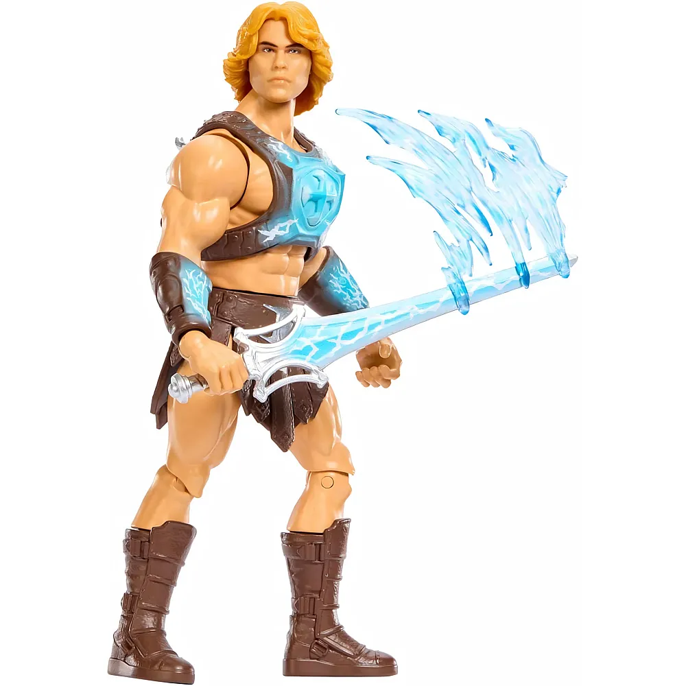 Mattel Masters of the Universe He-Man mit Schlagkraft durch das Schwert der Macht - 14 cm