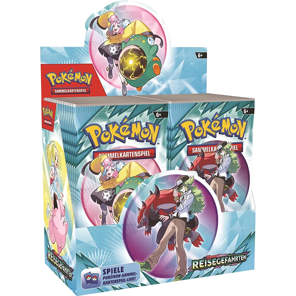 Pok�mon TCG Karmesin & Purpur Pok�mon 36er Display Reisegef�hrten Booster - Deutsch