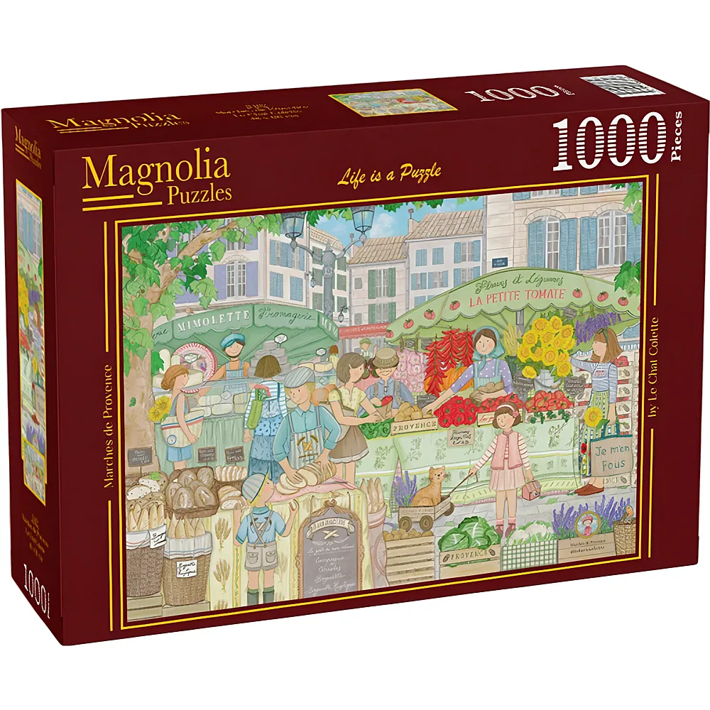 Magnolia Puzzle Die M�rkte der Provence 1000Teile