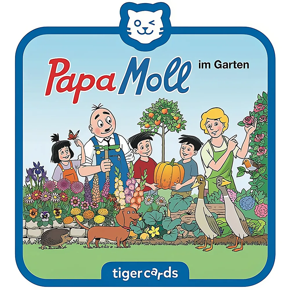 Tigermedia tigercard Papa Moll Im Garten DE