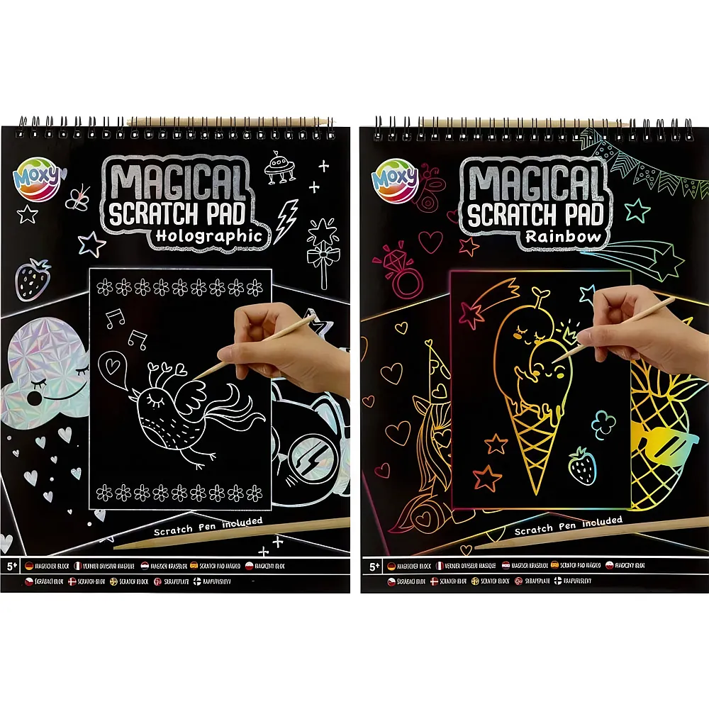 Sombo Magischer Scratch Pad A4 ass. - Suche