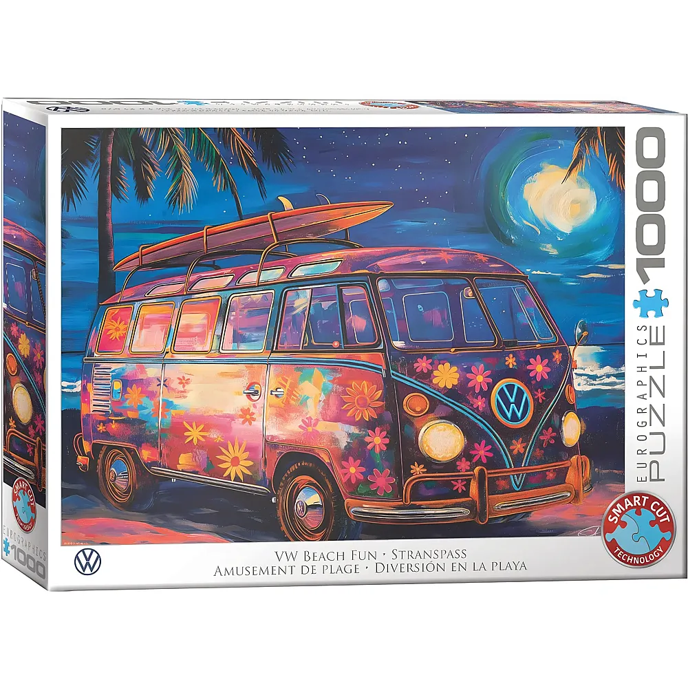 Eurographics Puzzle VW Strandspass - 1000 Teile