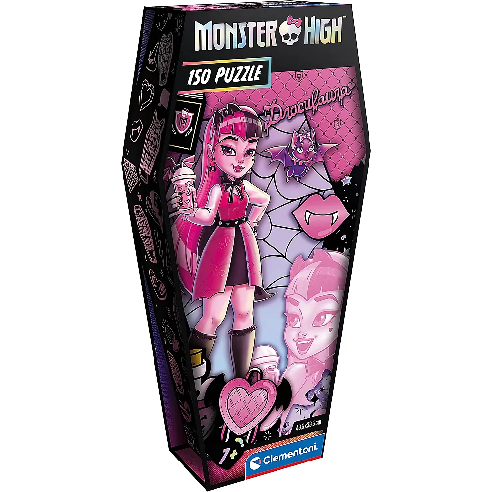 Clementoni Sarg-Puzzle Monster High, Draculaura - 150 Teile