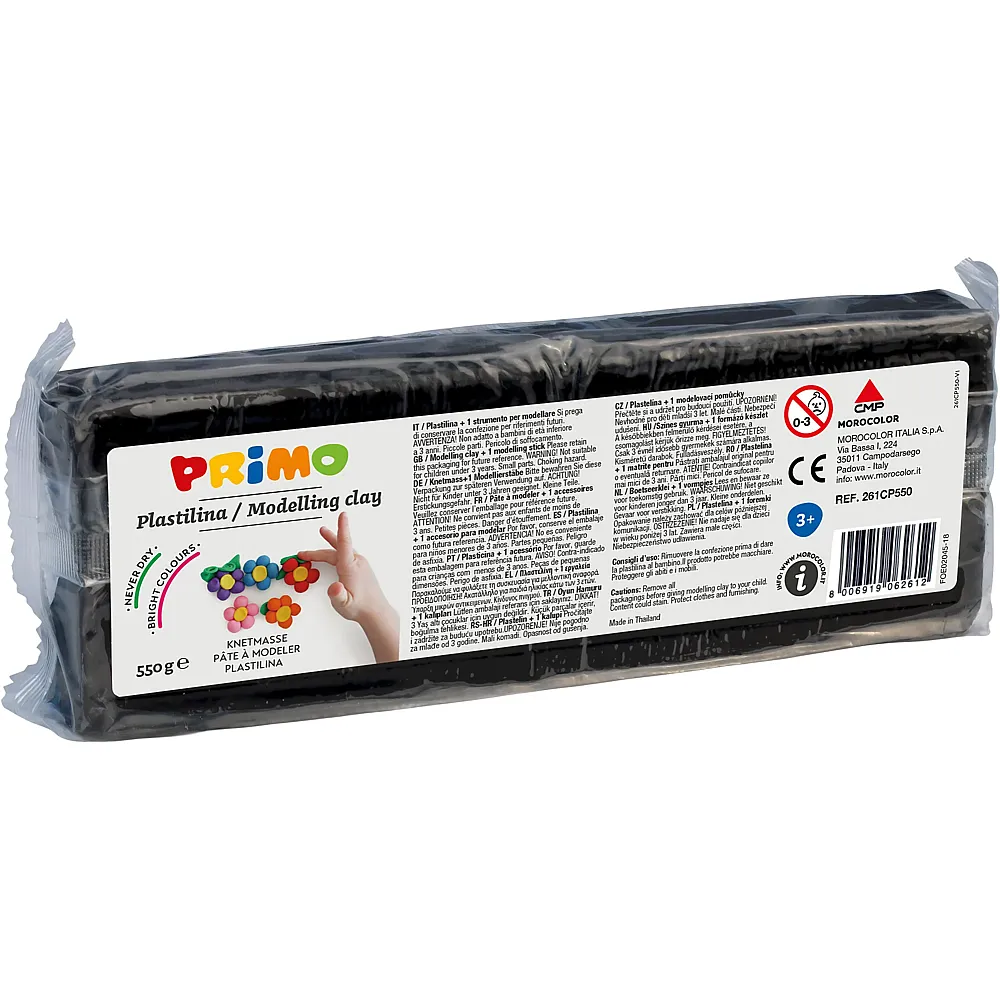 Primo Modelling Clay Black - 550 g