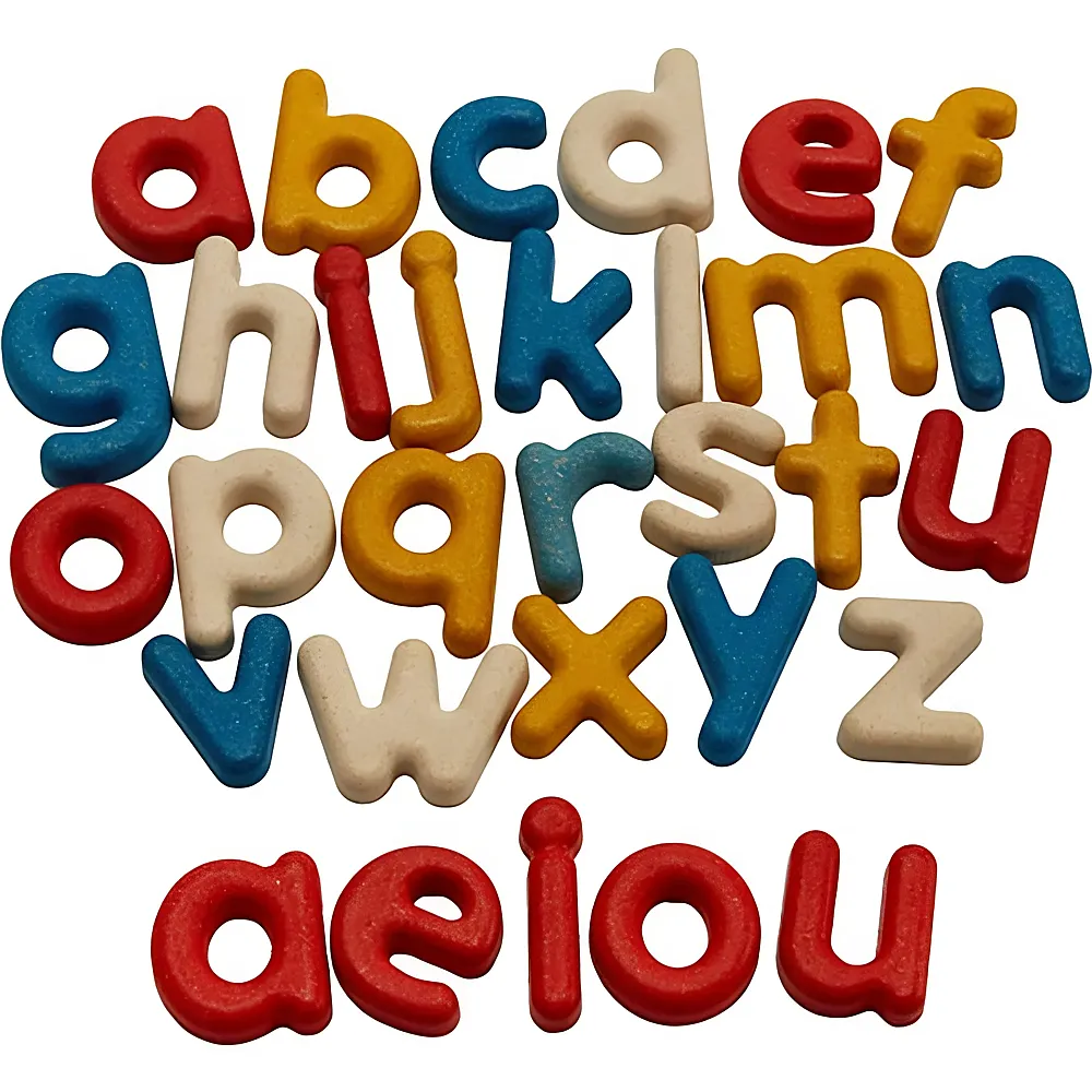 PlanToys Alphabet Kleinbuchstaben | Lern - Spiel - Spass