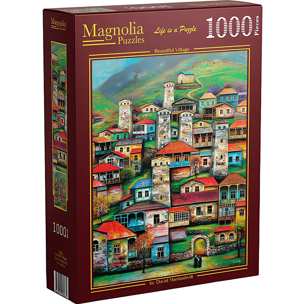 Magnolia Puzzle Sch�nes Dorf 1000Teile