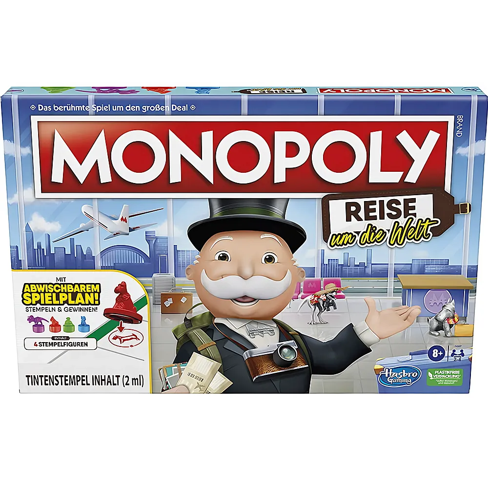 Hasbro Gaming Monopoly Reise um die Welt DE