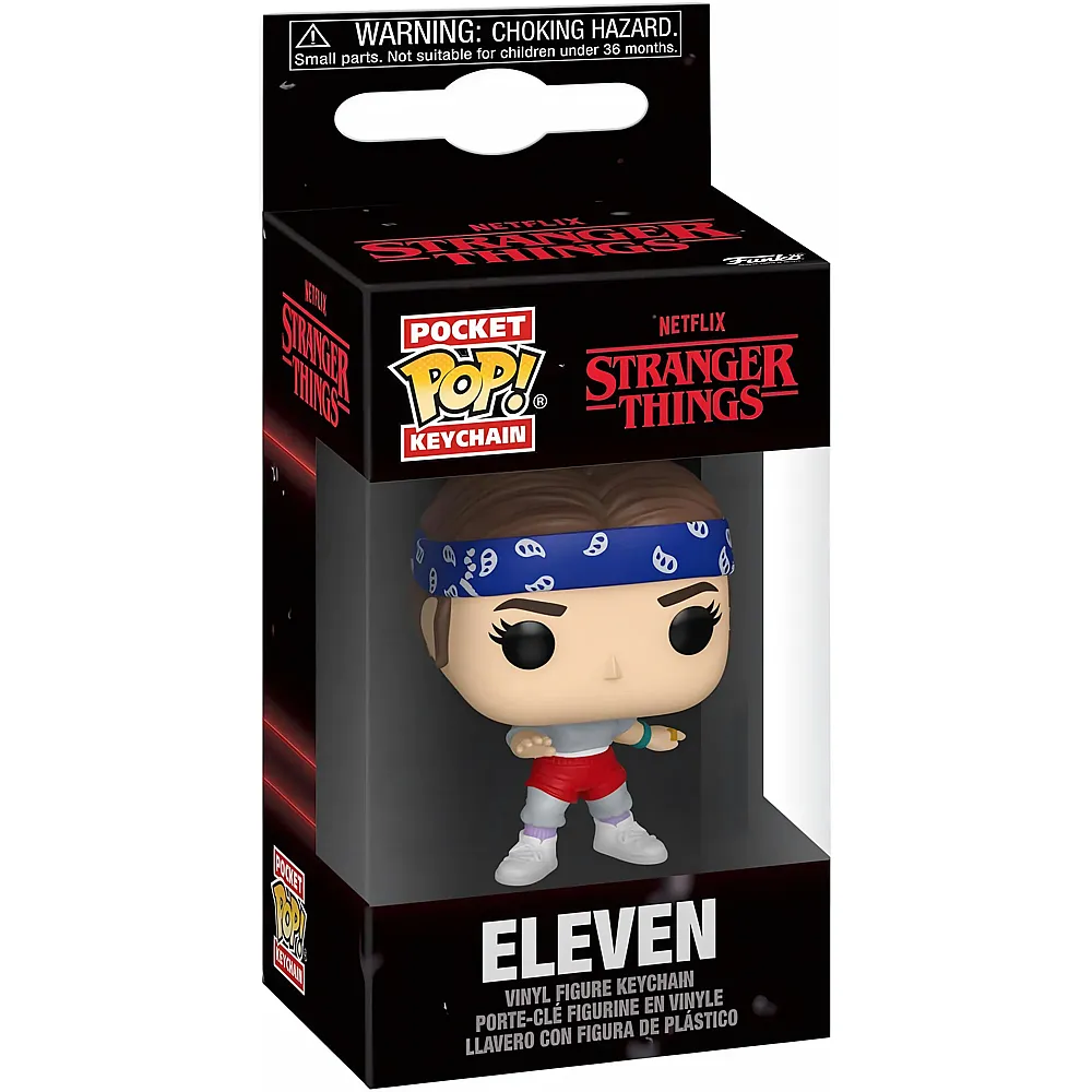 meinspielzeug - Funko POP Keychain: Stranger Things Season 5 - Eleven - Neuartiger Schl�sselanh�nger - Vinyl-Minifigur Zum Sammeln