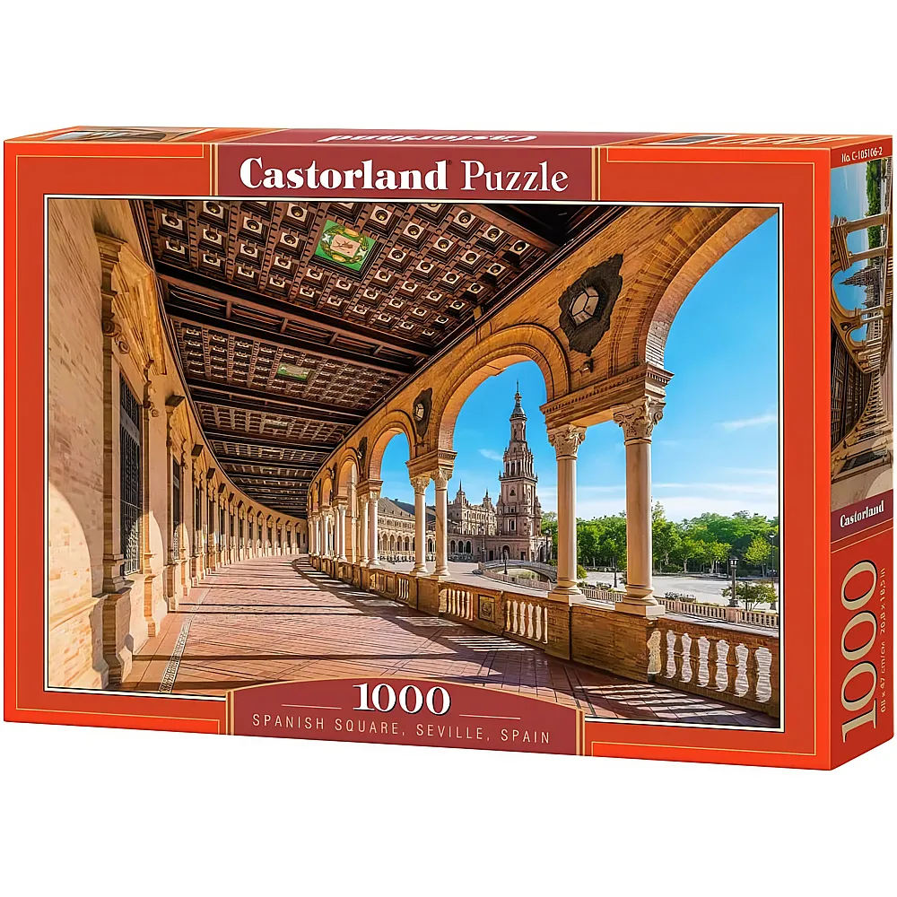 Castorland Puzzle Spanish Square, Seville, Spain - 1000 Teile