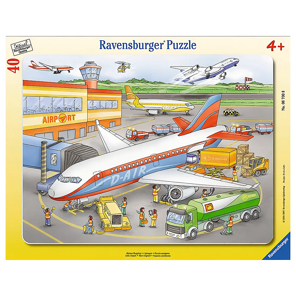 Ravensburger Rahmenpuzzle Kleiner Flugplatz 40Teile
