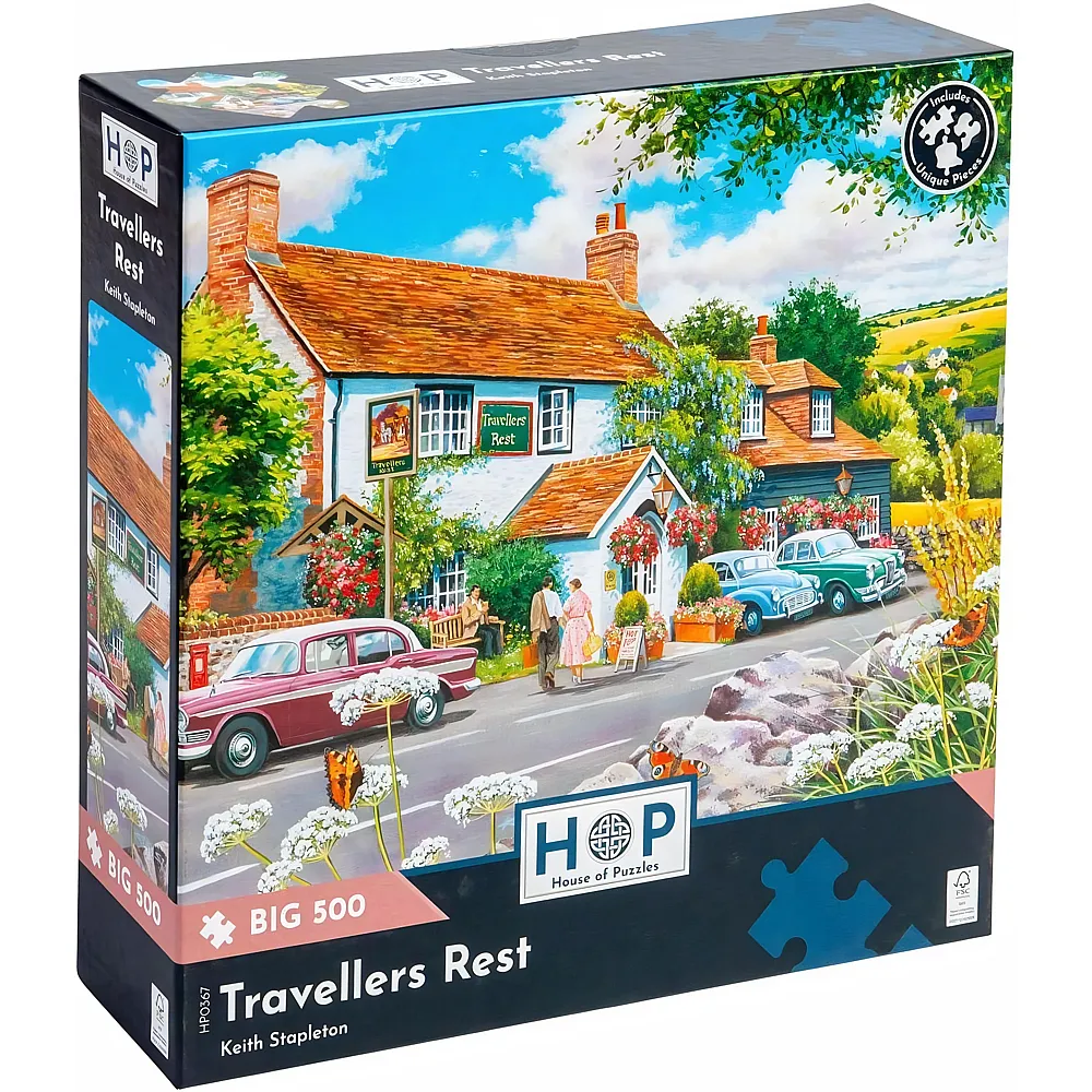 HOP - House of Puzzles Travellers Rest 500Teile