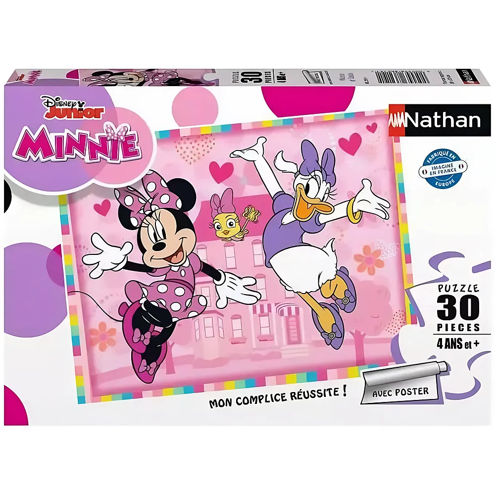Nathan Puzzle Minnie Mouse Minnie und Daisy - 30 Teile
