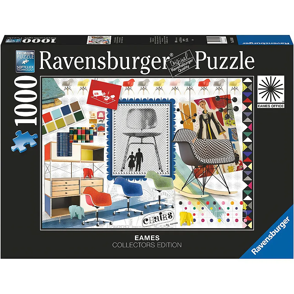 Ravensburger Puzzle Eames Design Spectrum 1000Teile