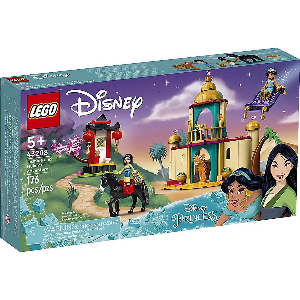 LEGO Disney Princess Jasmins und Mulans Abenteuer 43208