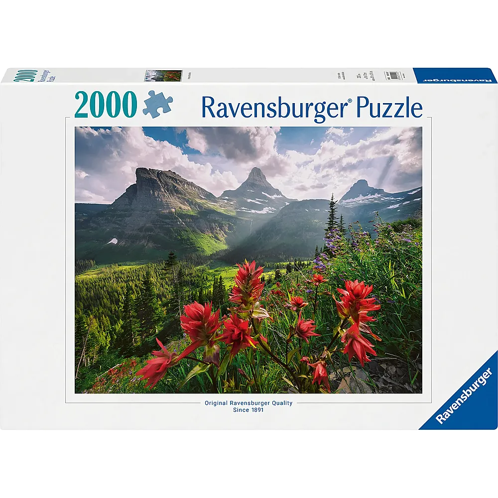 Ravensburger Puzzle Pristine Mountains - 2000 Teile