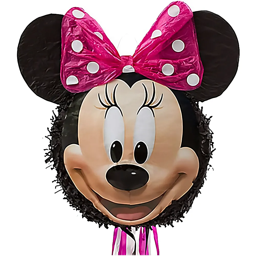 Amscan Minnie Mouse Zieh-Pinata | Kindergeburtstag