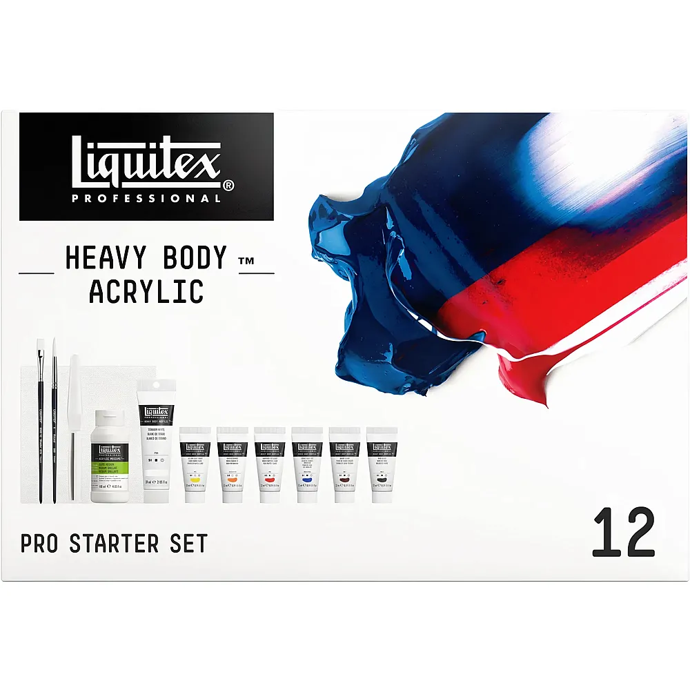 Liquitex Lqx Prof. Heavy Body Acrylfarbe Starterset 6 X 22 ML Tuben